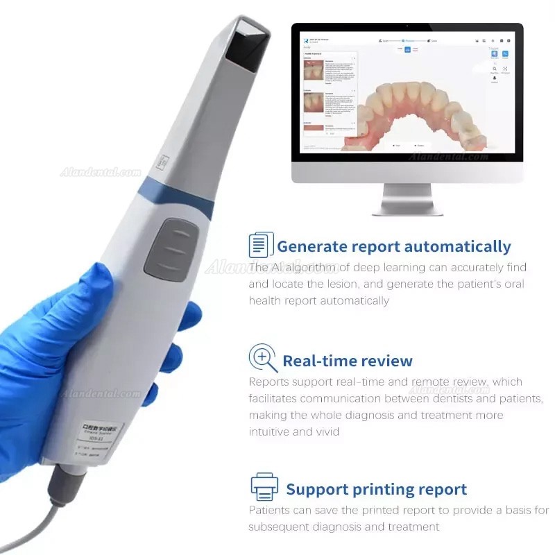 Runyes 3DS V3 PRO Dental 3D Intraoral Scanner Digital Dental 3D Scanner with Software